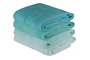 Aucune Juego de 4 toallas de baño - 70 x 140 cm - Verde menta